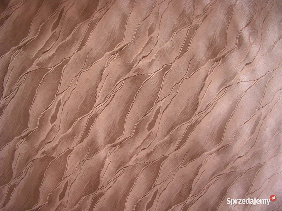 Zasłony z lambrekinem odcienie pomarańczowego