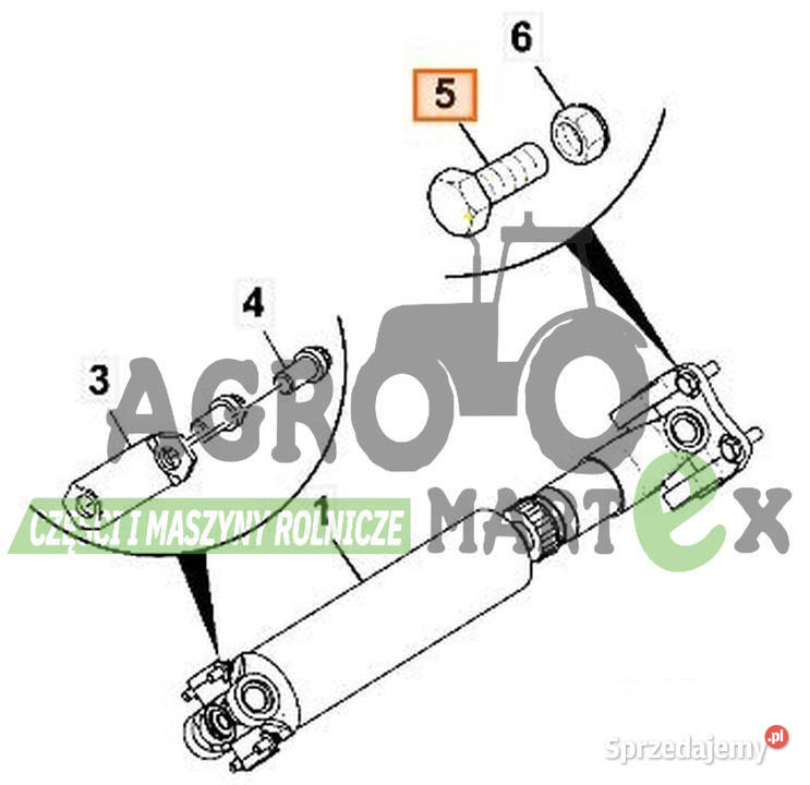 333D7864 333D7864 ŚRUBA JCB Rolnictwo dolnośląskie