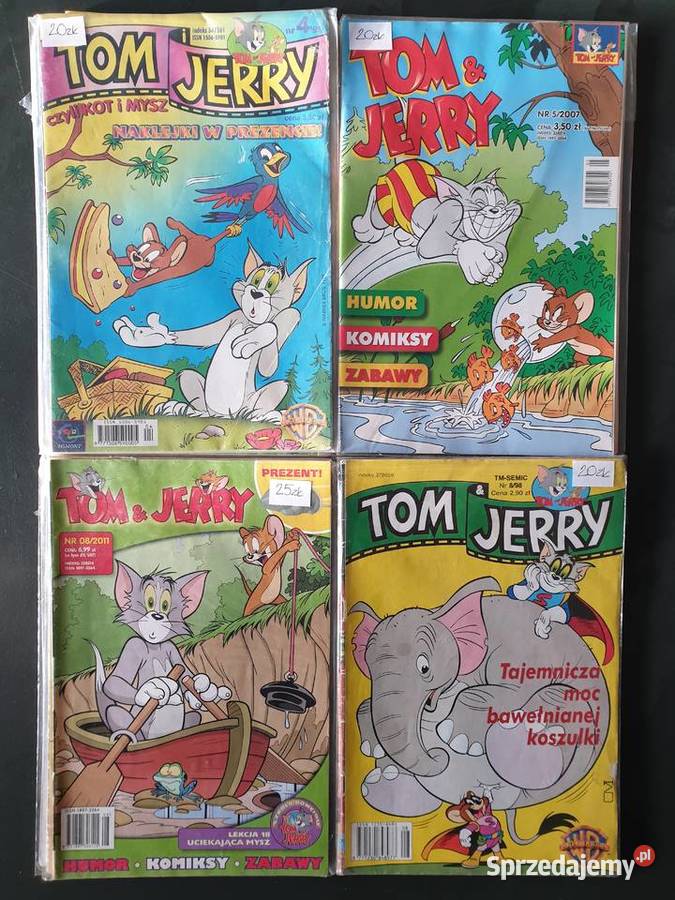 Tom i Jerry zestaw 13 komiksów