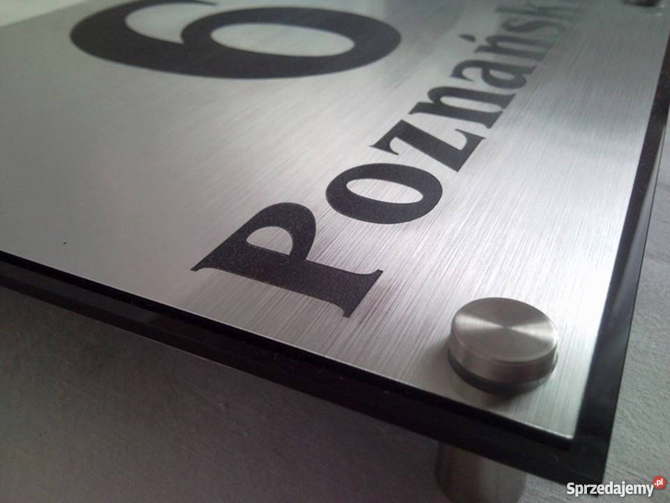 Tabliczka adresowa numer na dom nazwa ulicy Dom i Ogród Lubliniec