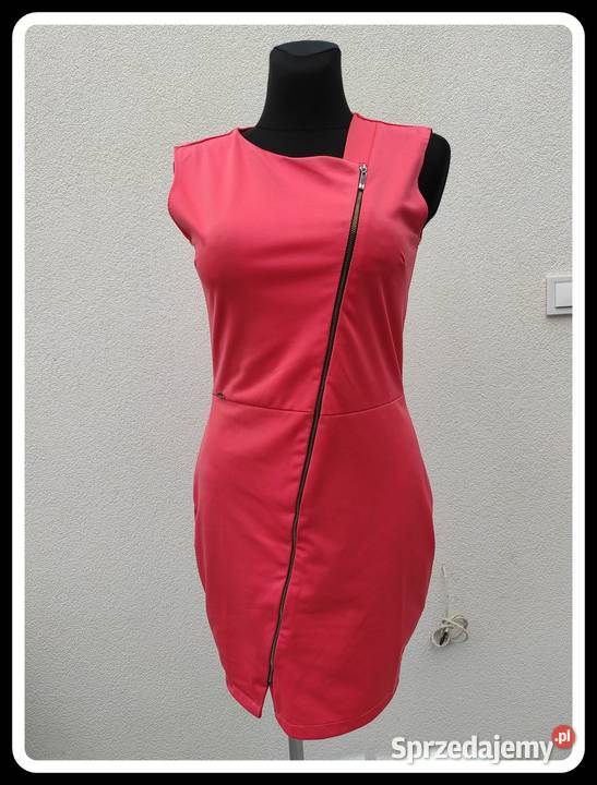 Sukienka koralowa rozpinana na całej długości 38 mazowieckie Płock sprzedam