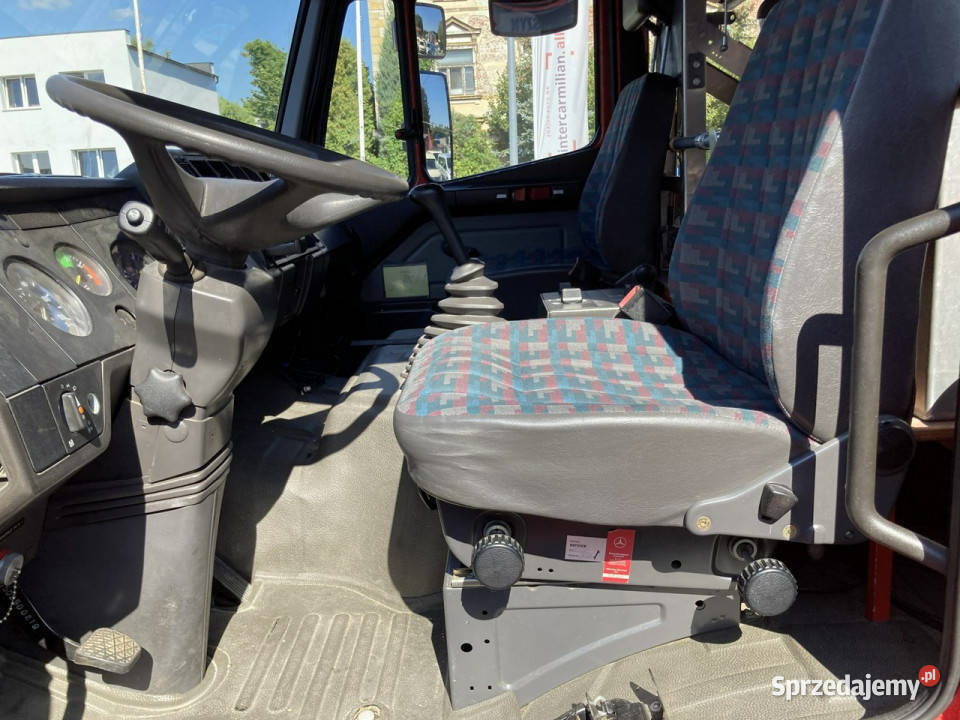 Mercedes inny Mercedes 1224 Straż Pożarna czerwony dolnośląskie Syców
