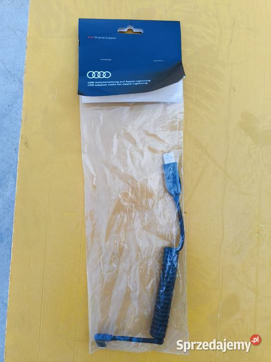 Przewód kabel kątowy do telefonu Apple Audi Ładowarki samochodowe Zagórowa sprzedam