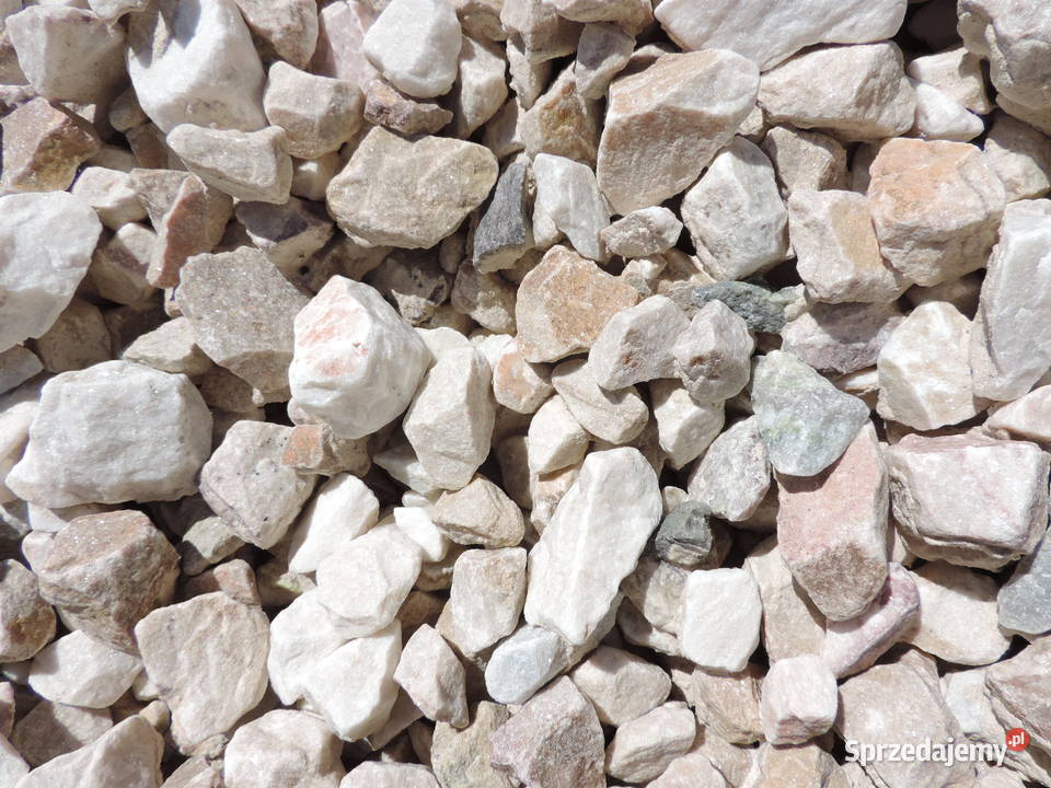 GRYS OGRODOWY 1635 mm Kamień ozdobny biały jasny małopolskie Oświęcim