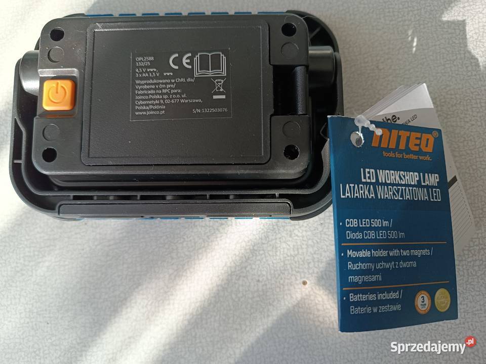 Latarka lampa warsztatowa led 500 Im Sport i Wypoczynek opolskie Kędzierzyn-Koźle