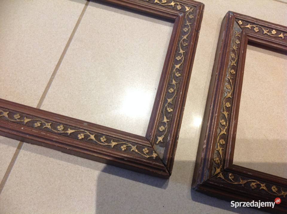Stare Ramki Ramy Drewniane Zdobione Nowa Sól