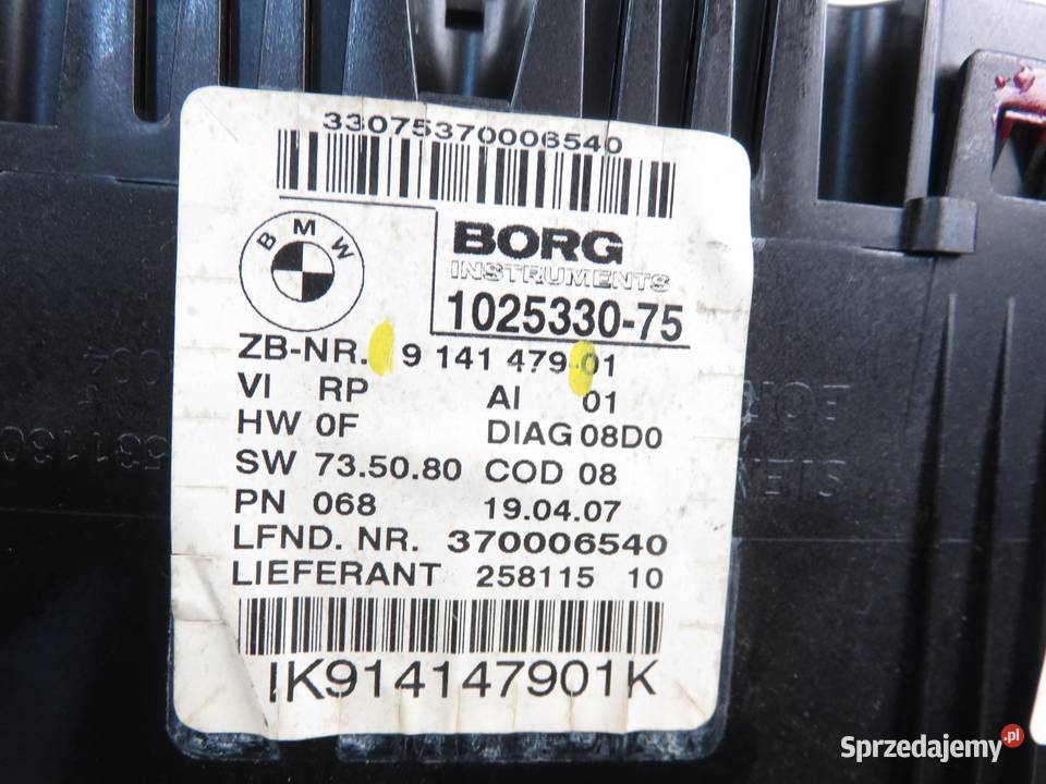 LICZNIK BMW E91 318 9141479