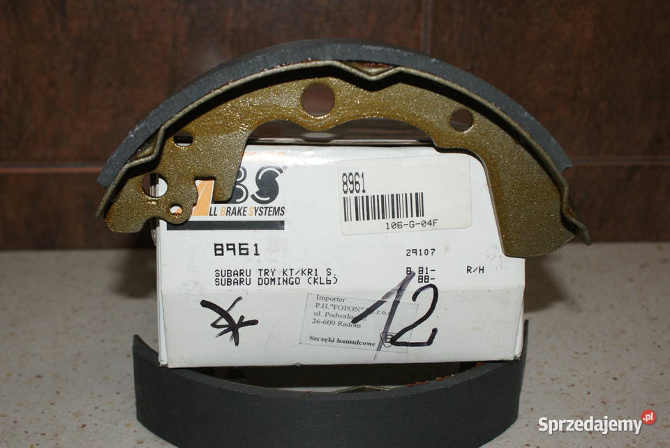 8961 ABS SZCZĘKI HAMULC SUBARU LIBERO 9194 Białobrzegi