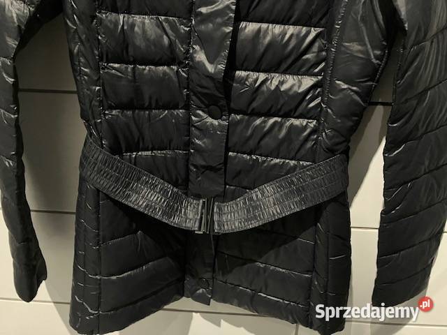 czarna kurtka xs 34 kołnierz stójka pas kujawsko-pomorskie Toruń