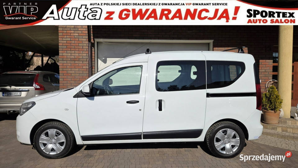 Dacia Dokker 64 16SCE 102 Laureate Salon Serwis nieuszkodzony Aleksandrów Łódzki