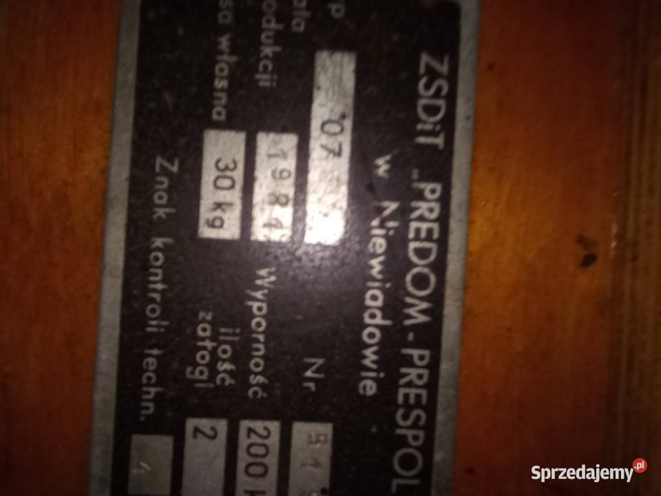 Kajak składany z czasów PRL Przeworsk