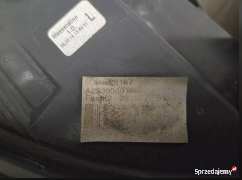 Lampy tylne lewe GLC W253 werUSA Lubliniec