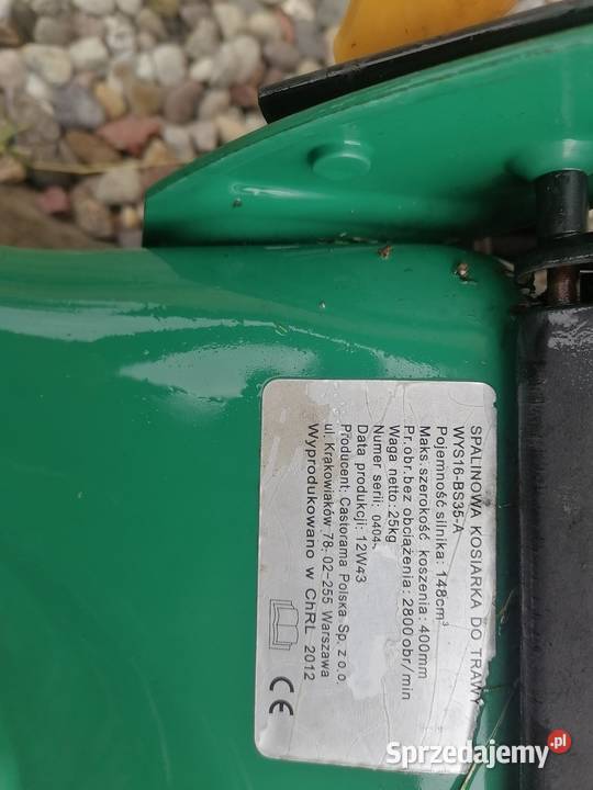 Sprzedam kosiarke z koszem Regnów
