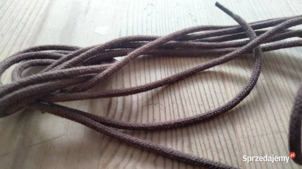 Sznurowadła okrągłe cienkie długość 100 kolor