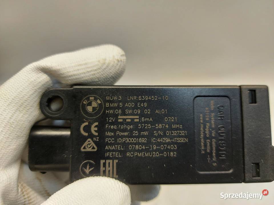 BMW G23 G22 M440i Cabrio Moduł alarmu 5A0DE49
