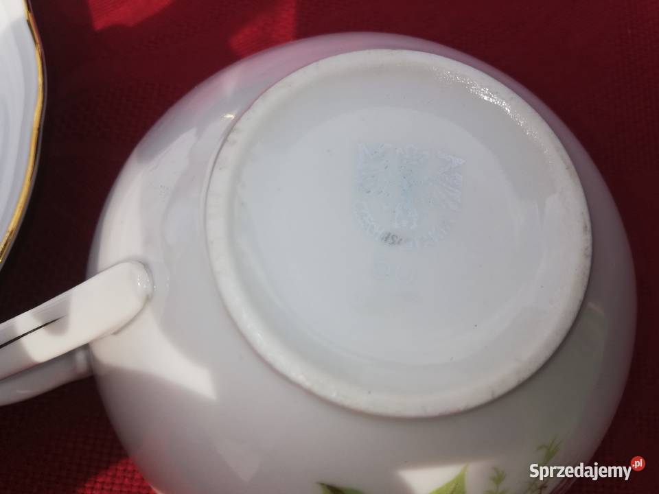 filiżanka śniadaniówka z różą Chorzew sprzedam