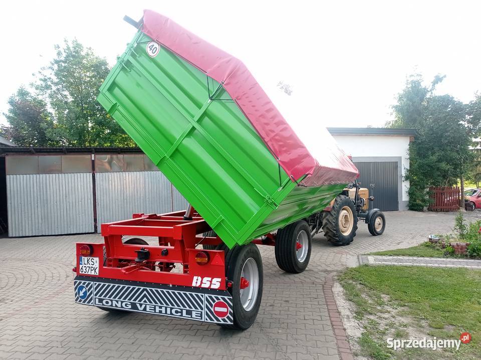 Przyczepa bss wywrotka brandys hl agro czeska nieuszkodzony Przyczepy rolnicze Krasnystaw