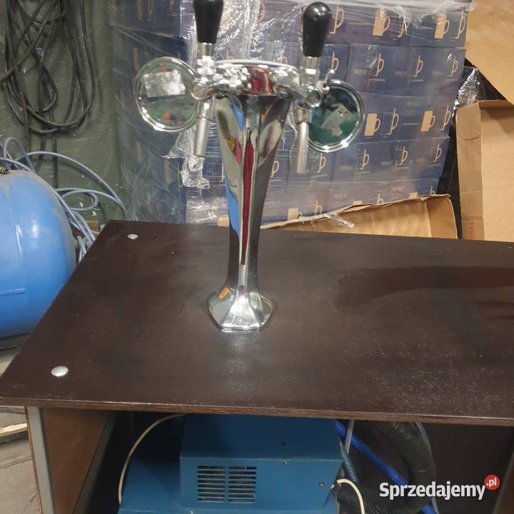 Nalewak do piwa przenośny rollbar 2 krany