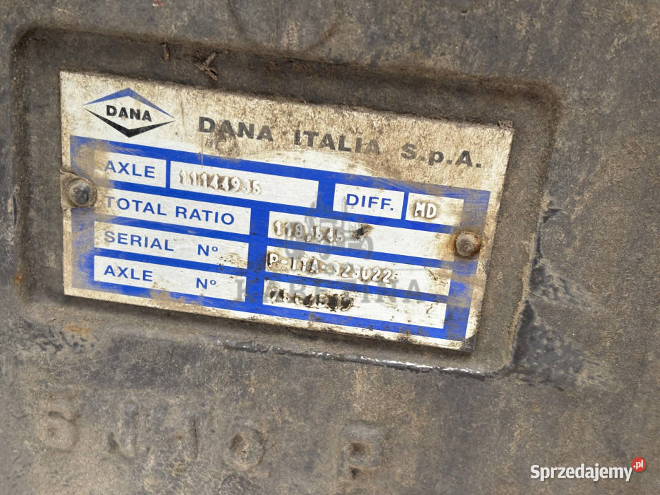 Dana Spicer Most Przednia Oś 11144935 750549 Pozostałe wielkopolskie Jastrzębniki