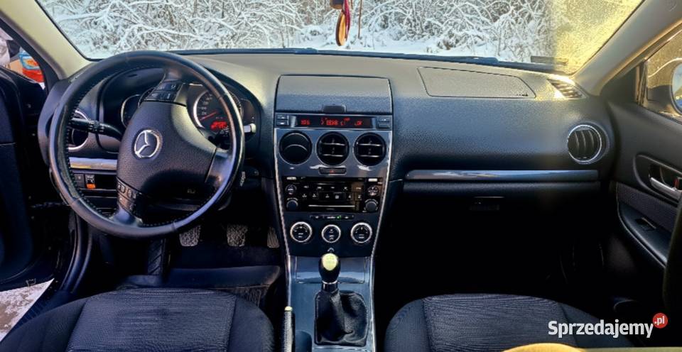 Mazda 6 20d Sport Liftback 2007r Hak 6 biegów garażowany