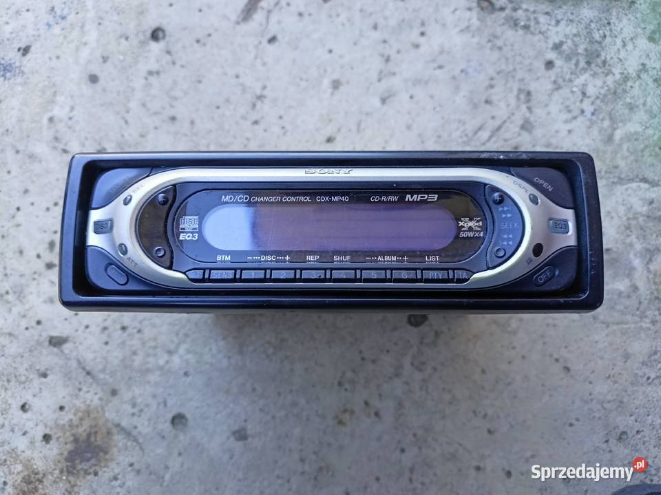 Sony Xplod CDXMP40 radio samochodowe Wyposażenie wnętrza Tarnobrzeg