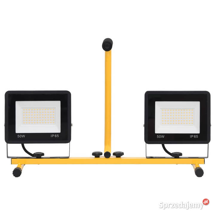 Reflektor LED z uchwytem 2x50 W ciepłe białe Warszawa sprzedam