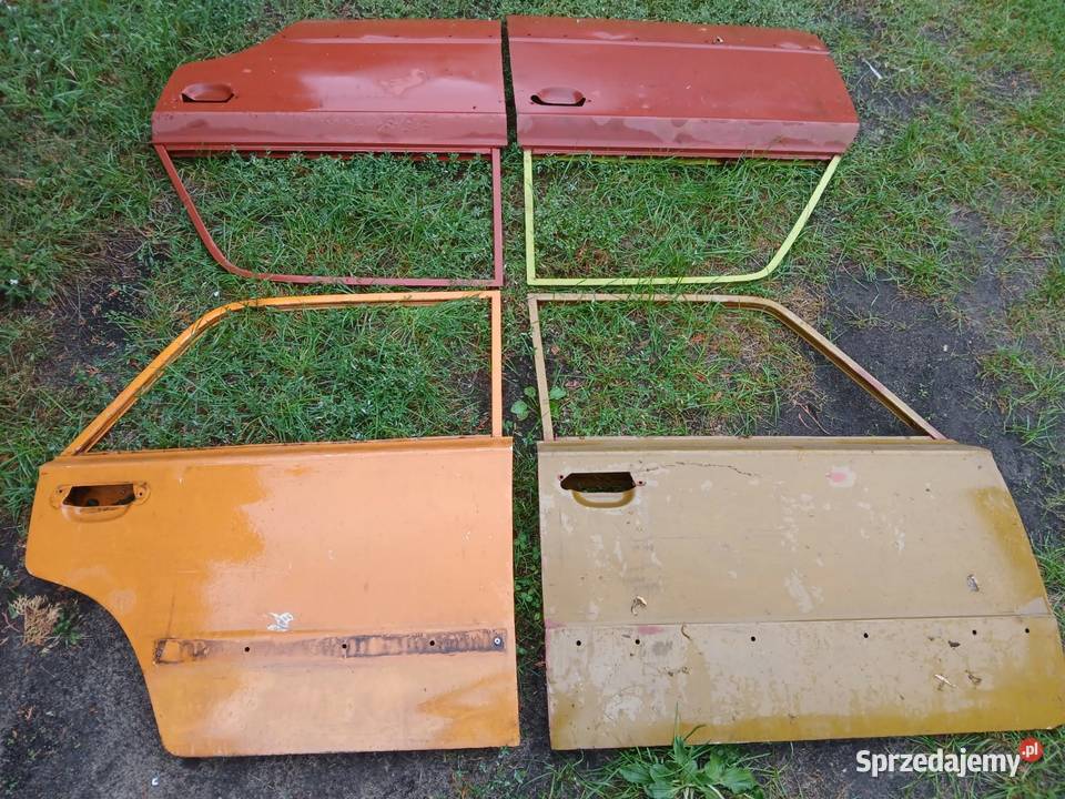 Komplet zdrowych drzwi fiat 125p 4 mazowieckie Warszawa