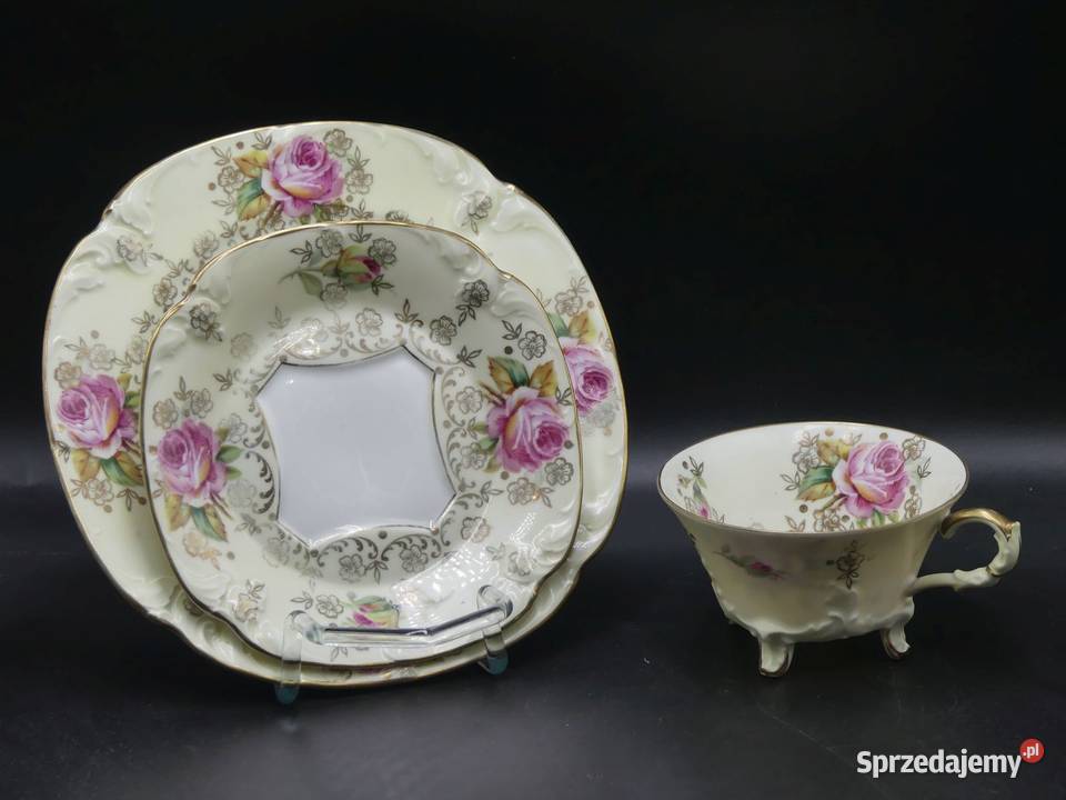 Zjawiskowe różane trio Tułowice Tillowitz 1928 Poznań