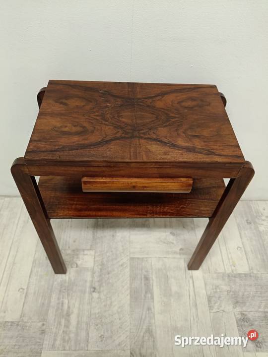 konsola art deco przyścienna orzech stolik Radomsko