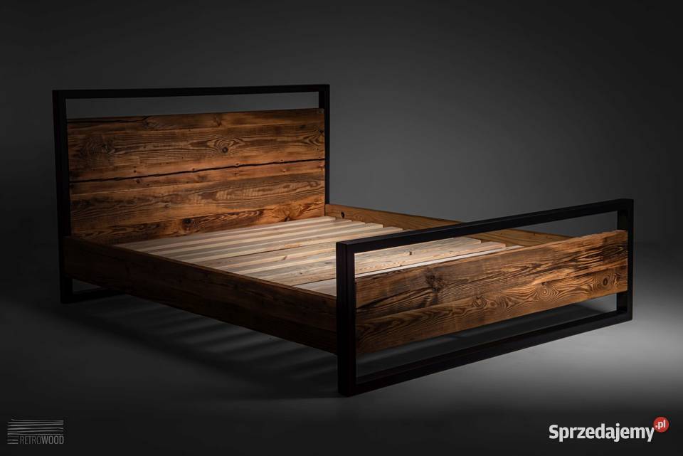 Łóżko Solsvik firmy Retrowood 180x200 ręczna sprzedam