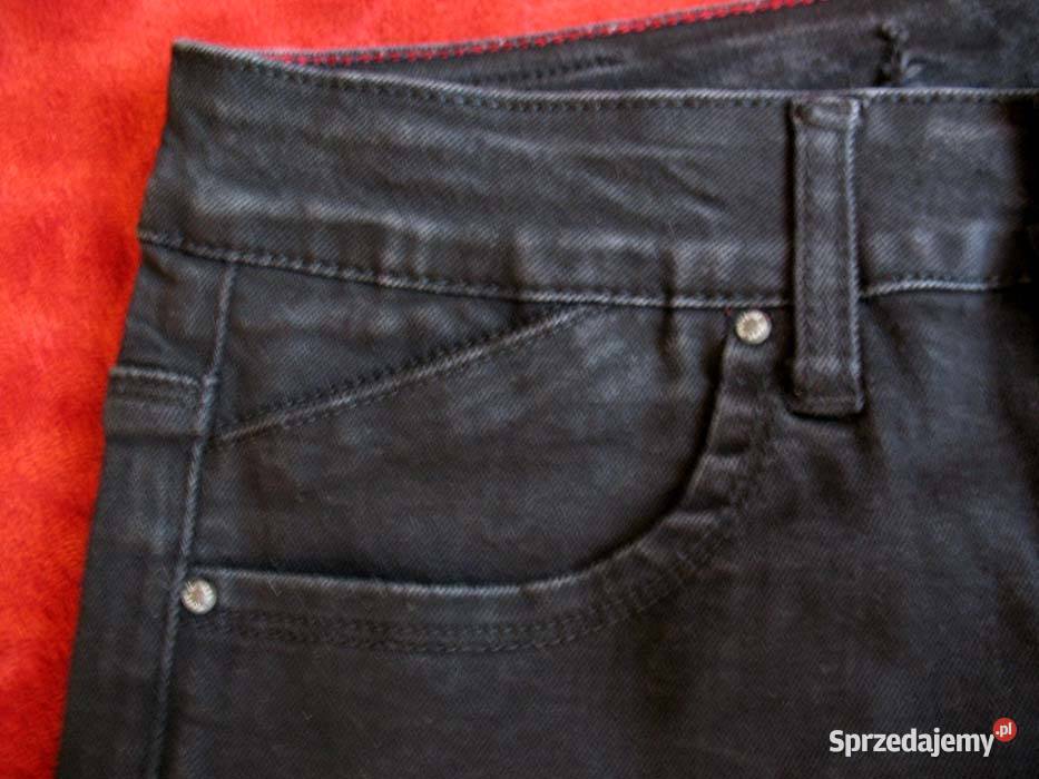 Spodnie damskie jeans czarne 34 36 biodra 8696 mazowieckie Siedlce