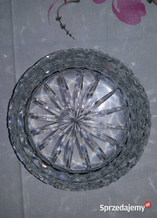 Misa kryształowa 19 średnicy przezroczysty Dom i Ogród Łódź