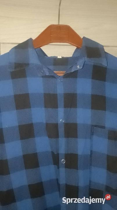 Koszula flanelowa rozmiar L czarny świętokrzyskie Czarzyzna