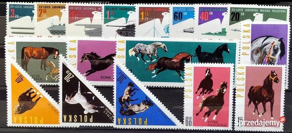 L Znaczki polskie 1963 kwartał IV luzaki Filatelistyka Leźnica Wielka-Osiedle