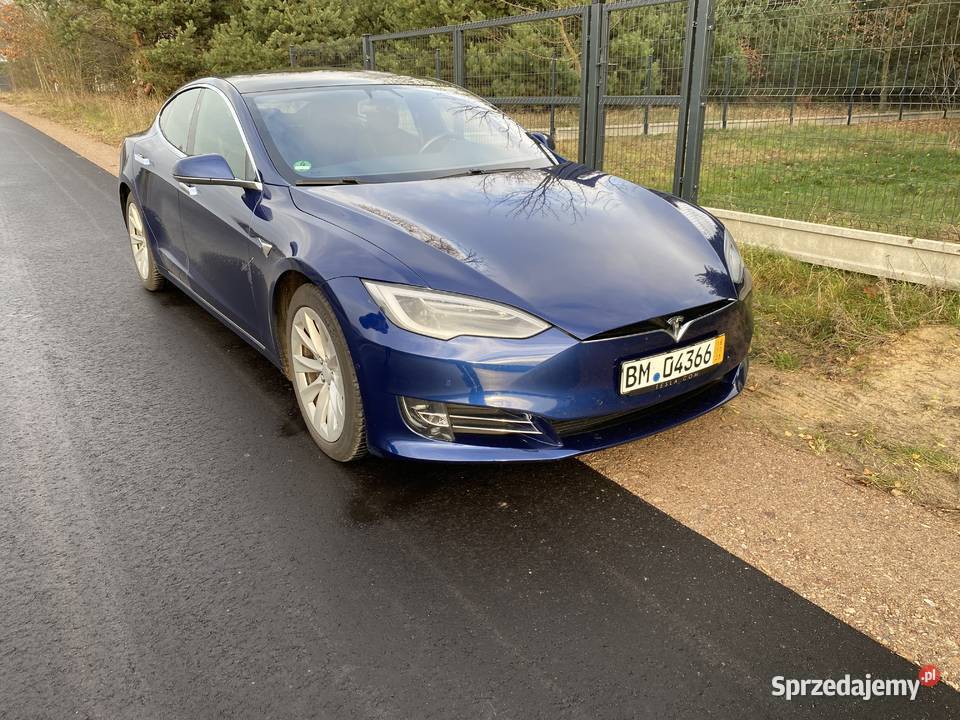 Tesla S 75 120 przebieg 2017 nieuszkodzony Warszawa