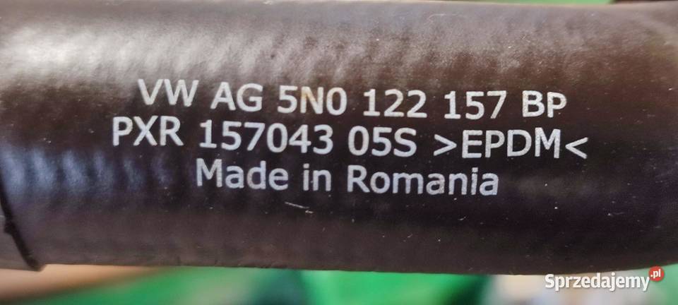 AUDI Q3 8U RURA PRZEWÓD WODY 5N0122157BP Węże chłodnicy sprzedam