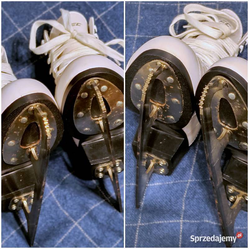 Łyżwy figurowe rozmiar 37 wkładki 23 Skóra Piotrków Trybunalski