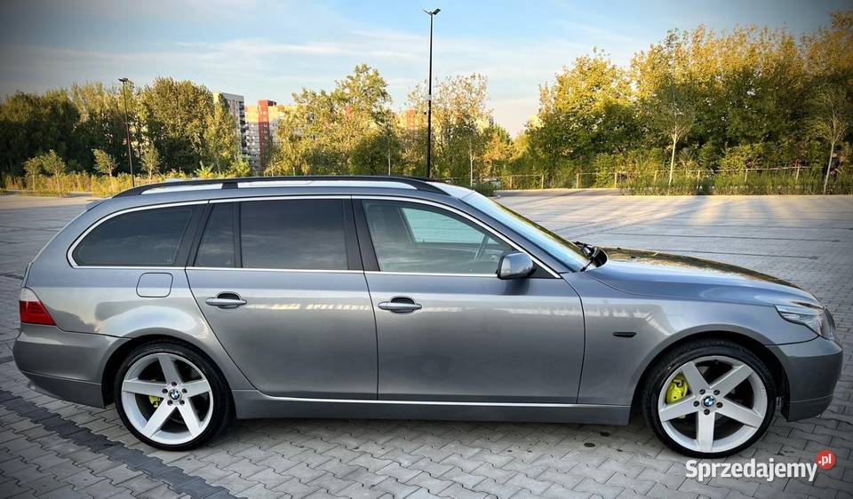 BMW E61 2008 lift 20d automat Panorama skóra Dąbrowa Górnicza