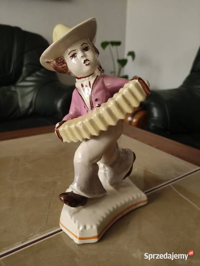 Figurka porcelanowa Grajek Z Buksowicz STEATYT Figurki i rzeźby Janów Lubelski sprzedam