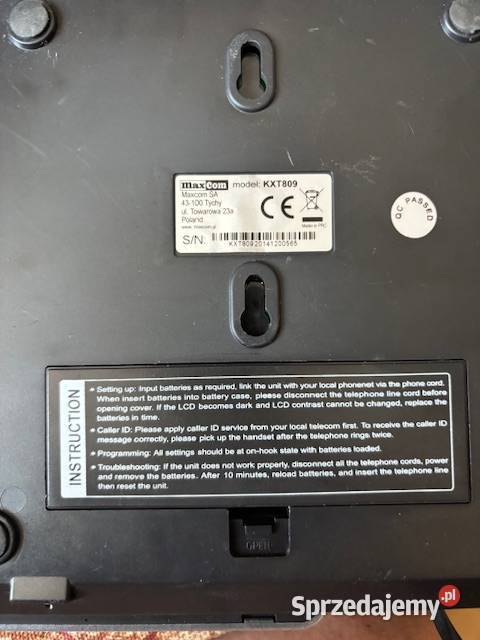 telefon MAXCOMTelefon KXT 809 Wałbrzych sprzedam