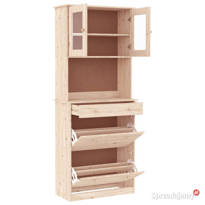 Kredens ALTA 77x35x188 lite drewno sosnowe Warszawa