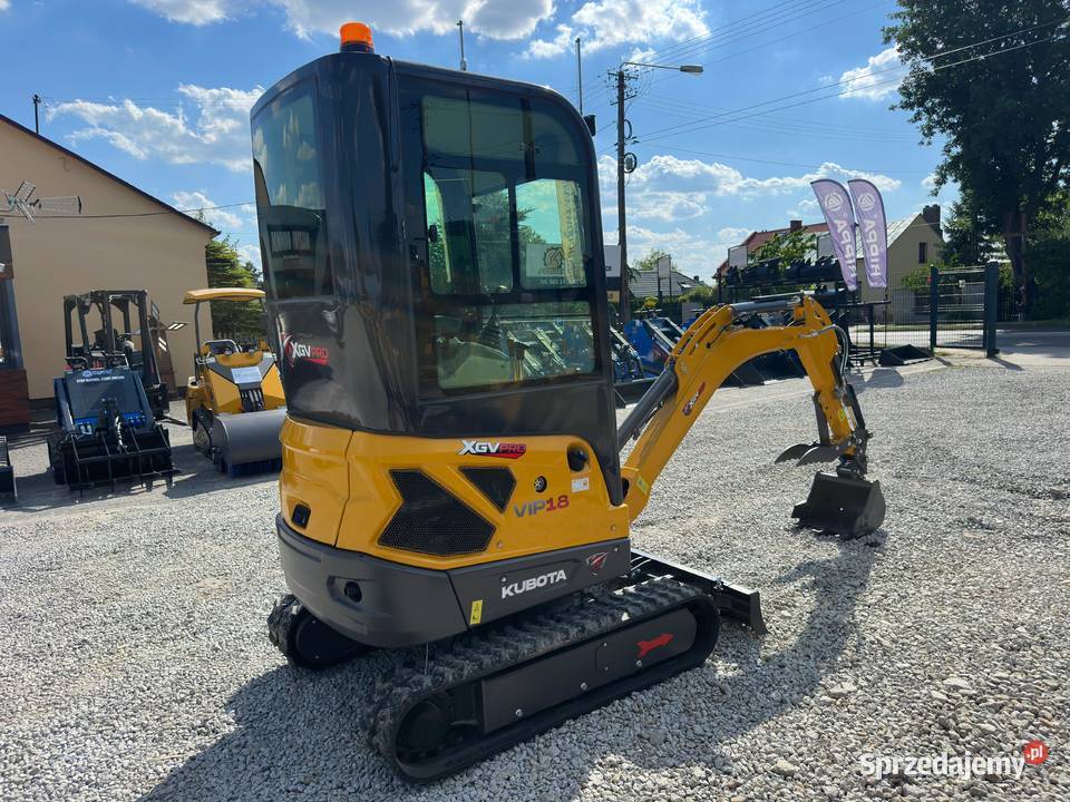 Nowa Minikoparka XGV VIP18 z 2026 Roku Waga 1800 Rzeszów sprzedam