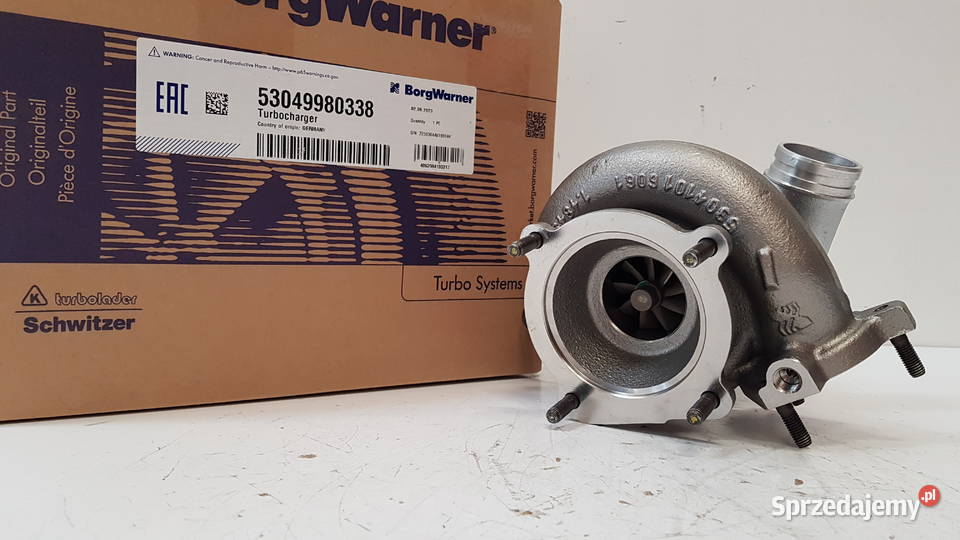 Nowa turbosprężarka BorgWarner KKK 53049980338 Siedlce