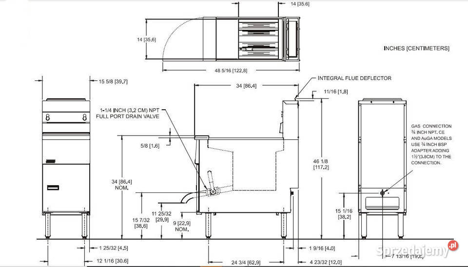 Gastronomiczna frytownica gazowa Pitco SG14 Pszczyna