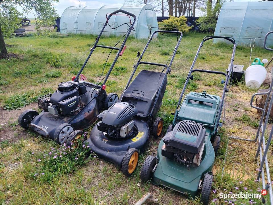 Kosiarka spalinowa kosiarki spalinowe trzy Kosiarki i podkaszarki opolskie Świerczów