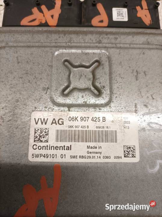 STEROWNIK SILNIKA 06K907425B 5WP49101 20 TSI 229 sprzedam