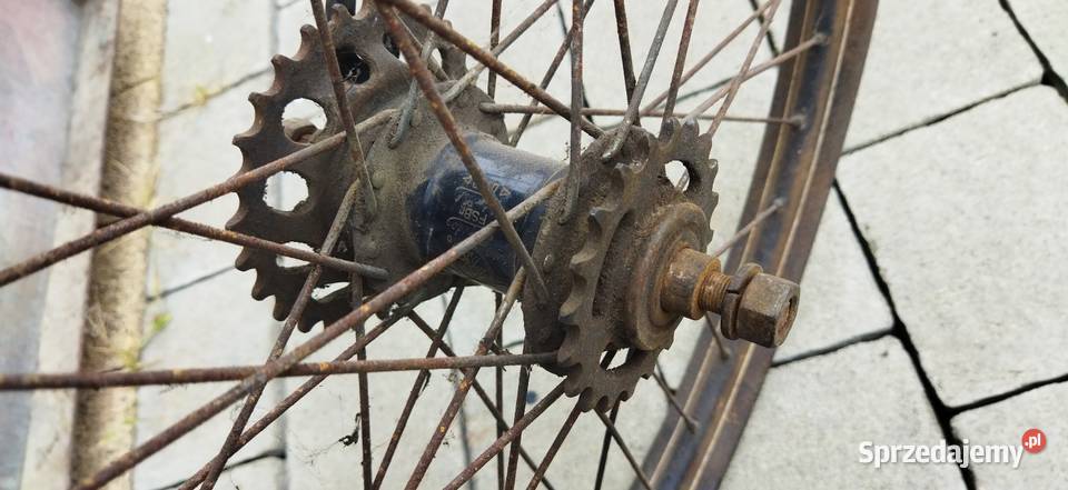 Piękne koło nsu quick Sachs torpedo victoria tył