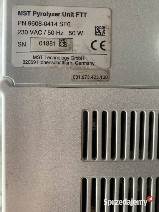 Honeywell MST Pyrolyzer Unit FTT MST Satellite mazowieckie Warszawa