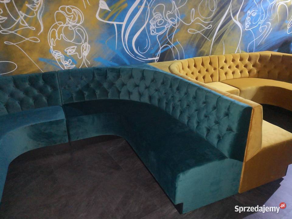 Kanapy barowe loże do restauracji boksy na Produkcja Kraków