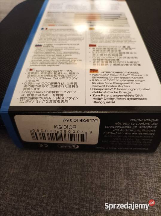 Interkonekt RCA Wireworld Eclipse 7 2 x 05 m Węgorzewo